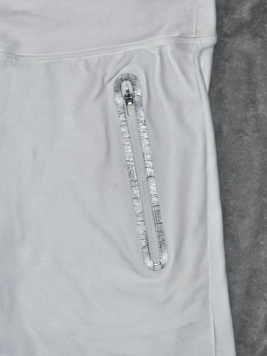 Nike Golf Tour Performance Dri-Fit Skort Size Small White With Gray Trim Zipper - Picture 2 of 8