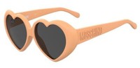 Moschino Sonnenbrille MOS128/S L7Q/IR Orange Grau Damen