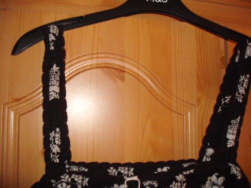M&S strappy 16 new with £27.50 tags cotton black white - Picture 3 of 7