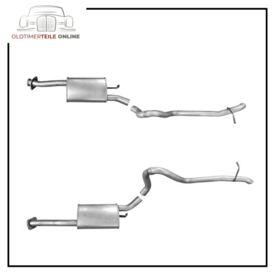 Auspuffanlage Ford Mustang 5.0 V8 GT Coupe 1984-1993 Endschalldämpfer Auspuff