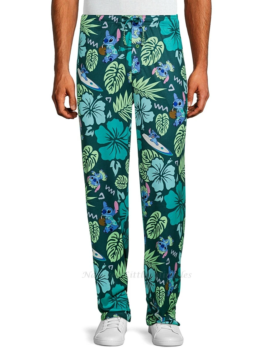 Disney Mens Lilo and Stitch Pajamas Pants Sleep Size L 2XL