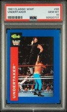 1991 Classic WWF #88 Undertaker Rookie RC PSA 10 Gem Mint (CLEAN SLAB!) WWF