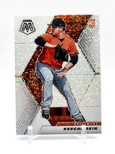 2021 Mosaic WHITE SPARKLE SSP #239 KEEGAN AKIN Rookie RC Baltimore Orioles