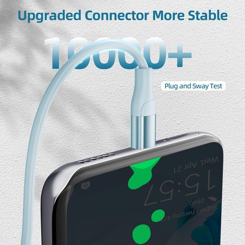 USB C to USB C Cable 6 FT 60 W USB C Charger Cable USB C Cable Compatible - Picture 2 of 7