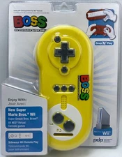 Nintendo Wii PDP BOSS Super Shell Controller Yellow Oversized New