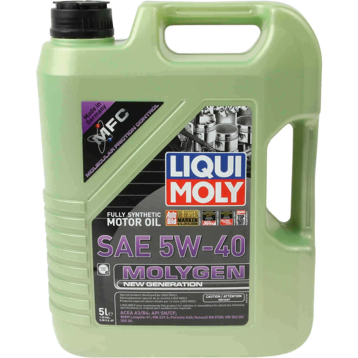 New Liqui Moly Molygen 5W 40 5 Liter 20232 eBay
