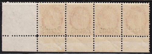 Canada QV Provisional Strip, Scott 87, F-VF MNH, catalogue - $200 - Picture 2 of 2