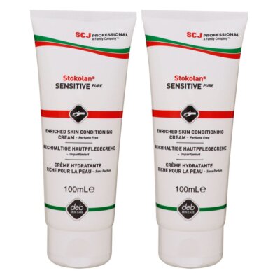 SC Johnson Stokolan Sensitive Pure 2 x 100 ml Hautpflegecreme Handcreme