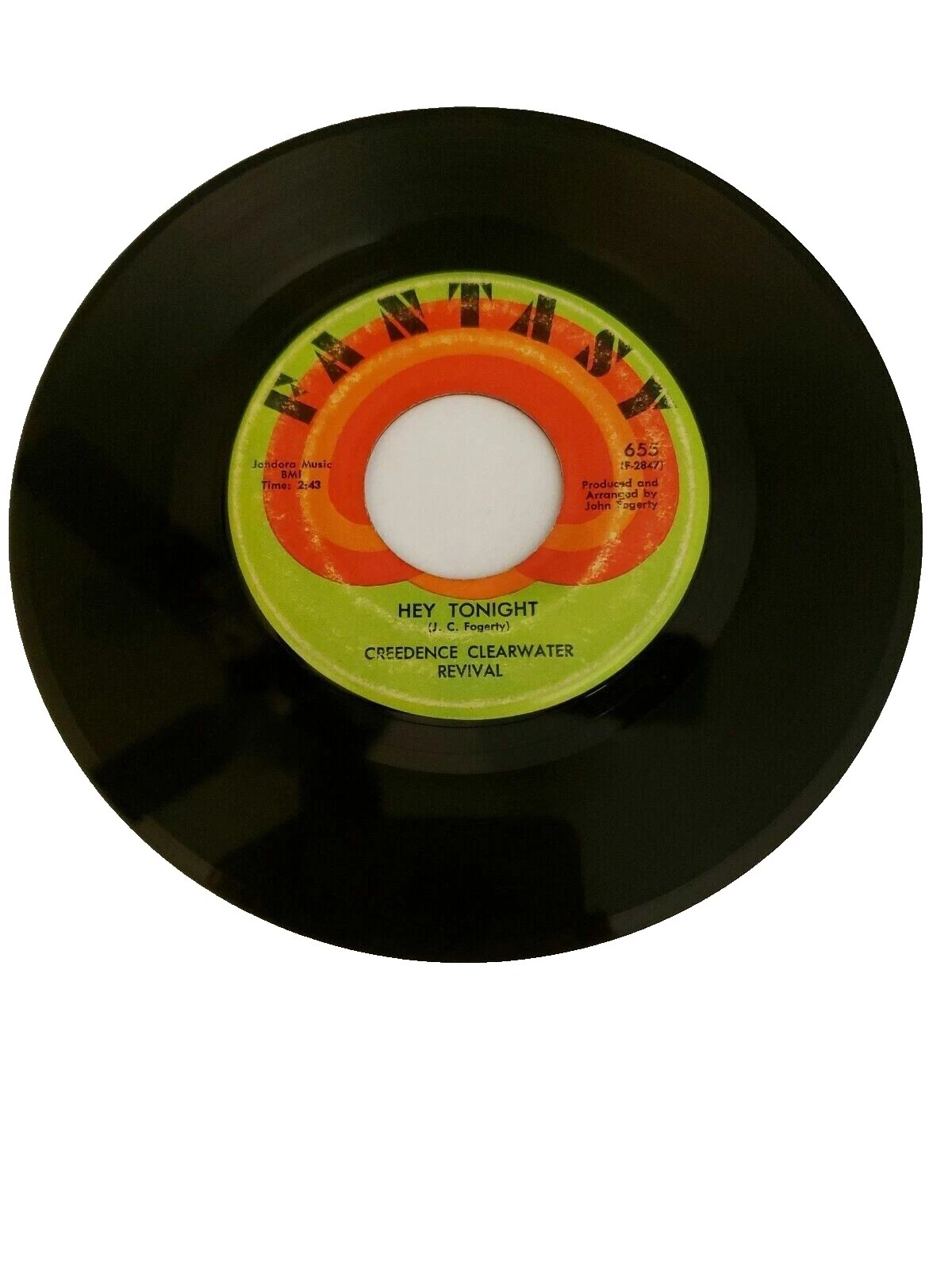 Creedence Clearwater Revival Good (G) 45 RPM Speed Vinyl Records