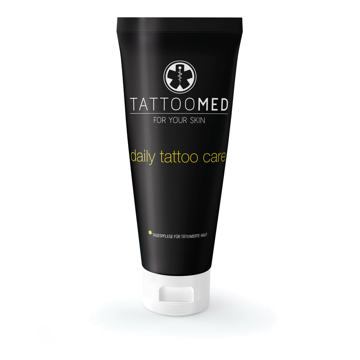 TattooMed - Cuidado diario del tatuaje 100 ml vegano cuidado del tatuaje crema color crema protectora