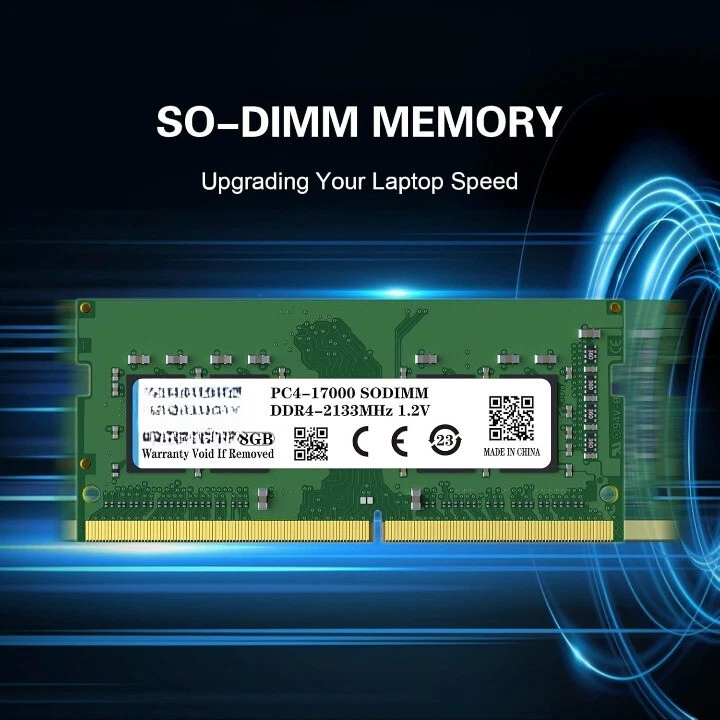 DDR4 16GB RAM (2x8GB) Kit 2133MHz PC4-19200 CL15 SODIMM Non-ECC Laptop Memory - Image 2 of 4