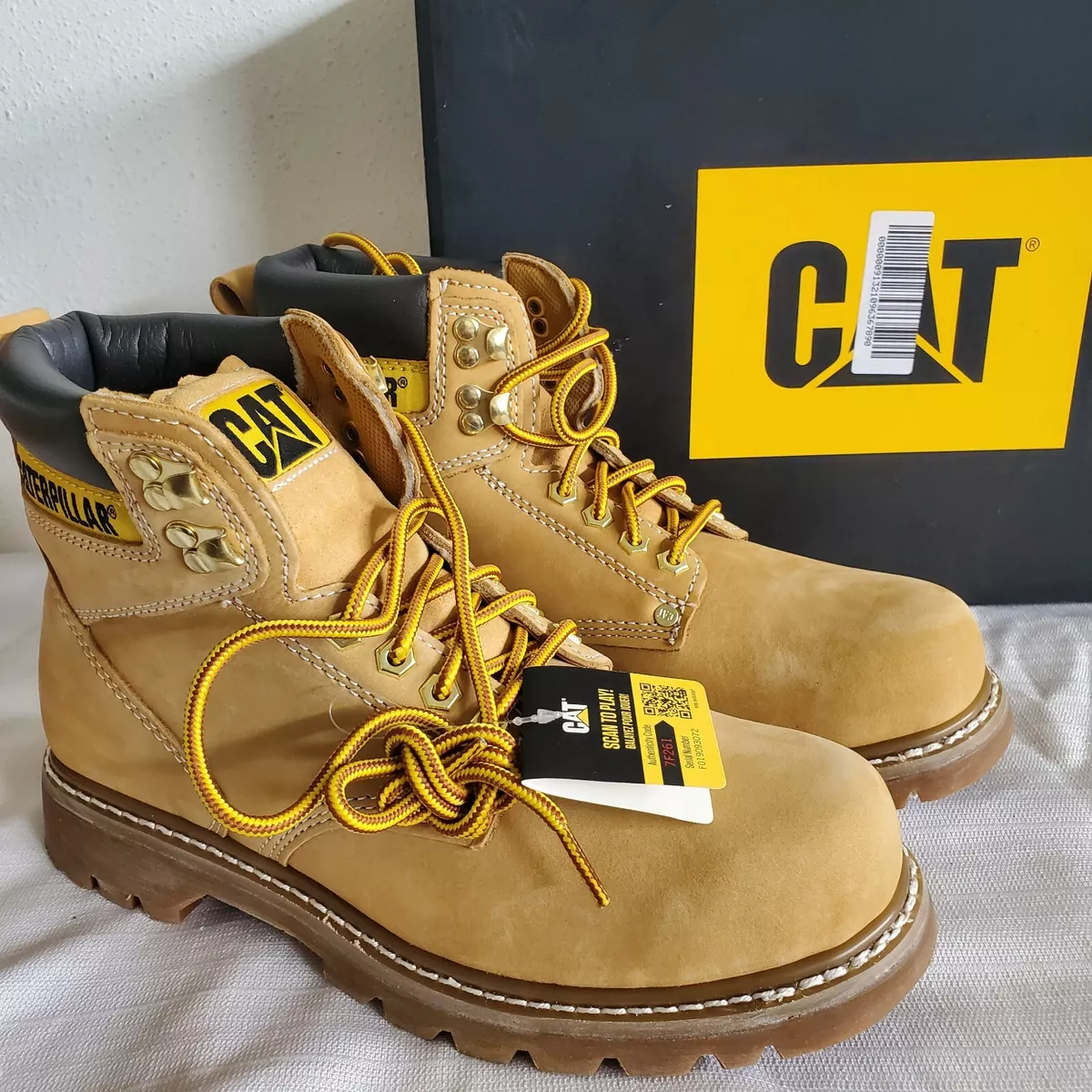 NEW MENS SIZE 9 HONEY CATERPILLAR CAT SECOND SHIFT 6