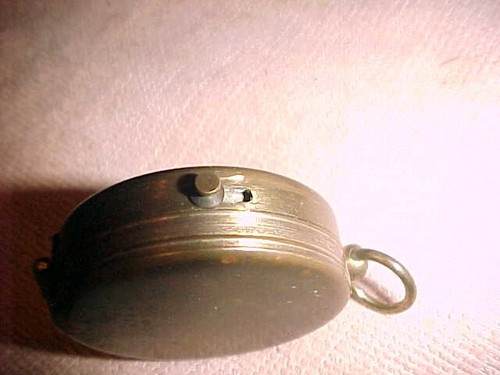 GERMANY Early BRASS COMPASS with LOCK - SIGNED - 第 4/5 張圖片