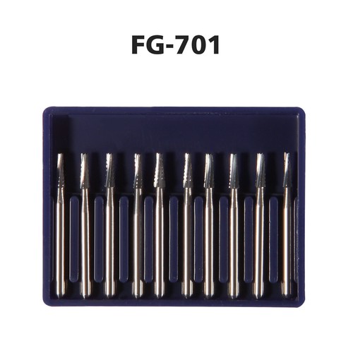 Dental Tungsten Carbide Steel Burs FG Drills Round Pear Taper Fissure Cutter - Picture 247 of 328