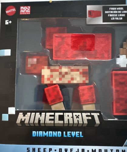 Mattel Minecraft Diamond Level 🐑 SHEEP • Set NEW IN BOX🥳 🐑 - Picture 4 of 9