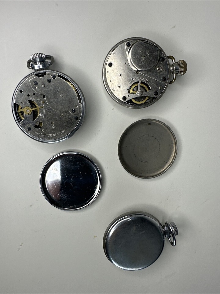 3 X POCKET WATCHES Westclox & Ingersoll Hand Wind eBay