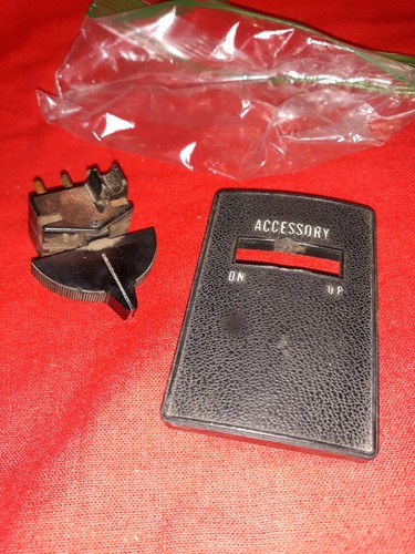 1970-72 BUICK GS 455 350 CONVERTIBLE TOP SWITCH + BEZEL