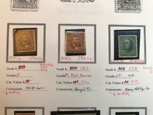 US 1890-1922 Amazing Collection of 30 Washington-Franklin stamps, 7 album pages - Picture 10 of 24