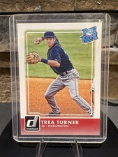 2016 Panini Donruss Rated Rookies Trea Turner #33 Washington Nationals RC NM