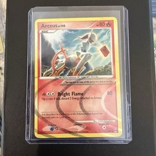 Pokémon TCG Arceus Lv.100 AR3 Rare Holo Card Bright Flame 2009 English on eBay