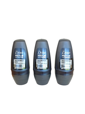 Deo Roll on Dove Men+Care  Invisible Dry, 50 ml, 3er Pack Deoroller (3 x 50 ml)