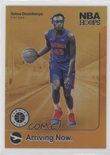 2019 Panini NBA Hoops Premium Stock Arriving Now Orange Sekou Doumbouya #15 1u6