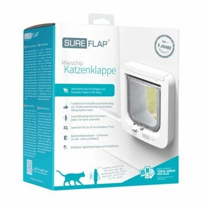 SureFlap SurePetCare mikrochipgesteuerte Katzenklappe Katze Katzentür