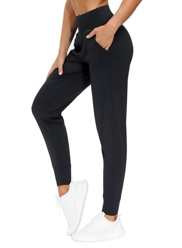 Womens Joggers Pants with Pockets Athletic Leggings Tapered Lounge Pants for ...