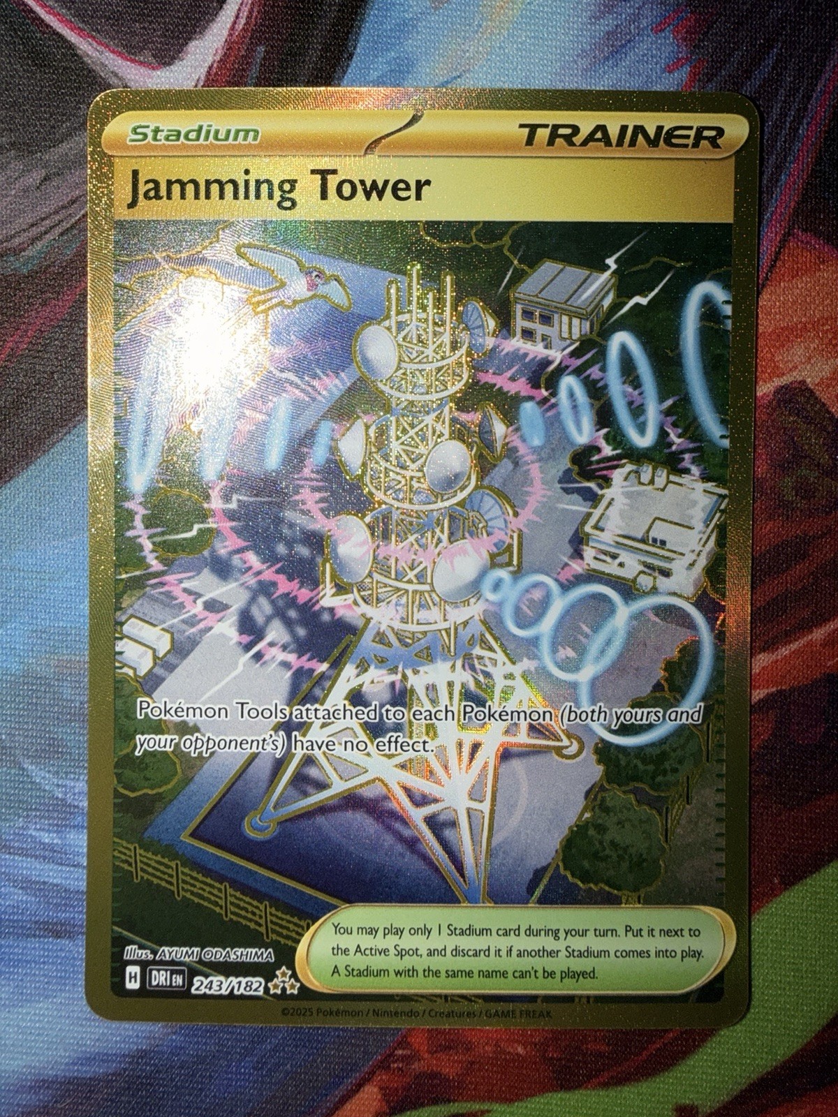 Pokemon Jamming Tower #243/182 SV10: Destined Rivals Holo