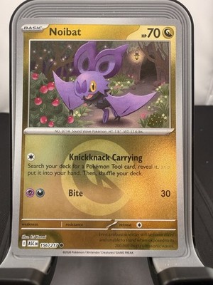 2026 Mega Evolutions Ascended Heroes Noitbat 156/217 Reverse Holo Common