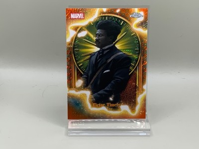 2025 Topps Chrome Marvel Studios Victor  Timely TVA Orange Shimmer 9/25