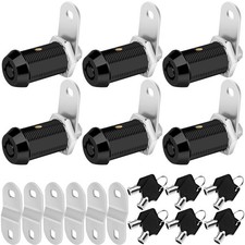 Cam Locks RV Storage Locks Keyed Alike, 1-1/8  Fits on 7/8  Max Door Thickness,