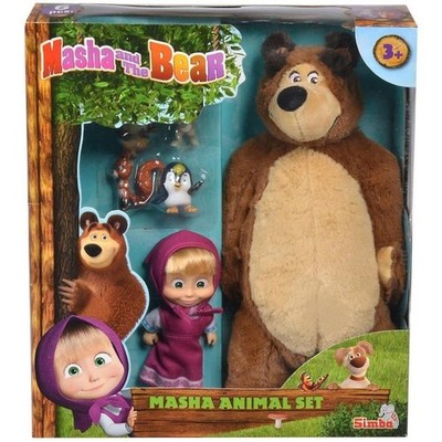 Masha and the Bear Doll Set Masha and the Bear 9.8 inches from japan NEW