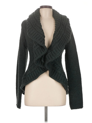 Elsamanda Women Black Cardigan M