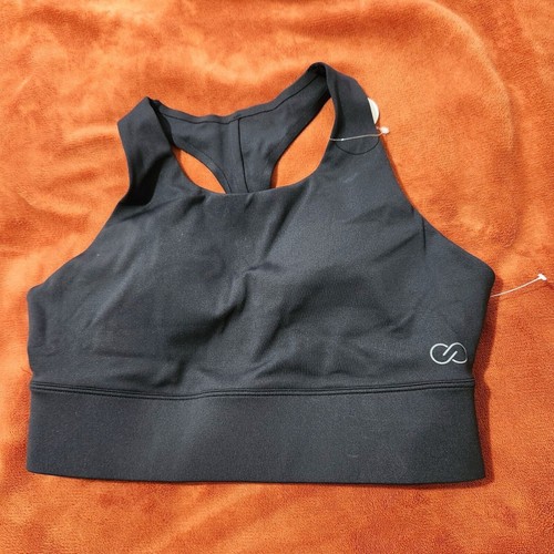 Reggiseno sportivo donna Calia taglia small nero racerback imbottito traspirante odore - Foto 2 di 10
