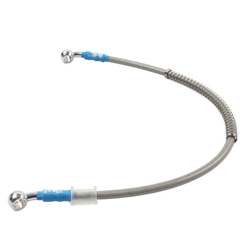 70cm DOT Motorcycle Motorbike Braided Steel Brake Clutch Oil Hose Line Pipe - Picture 3 of 6