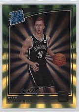 2018 Panini Donruss Rated Rookies Holo Green & Yellow Laser Dzanan Musa #187 0ad
