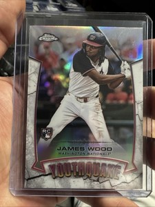 2025 Topps Chrome James Wood YQ-7 Youthquake 