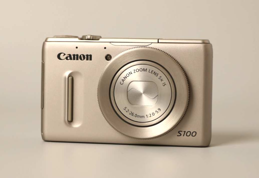 Canon PowerShot S100 12.1MP Digital Compact Camera Silver