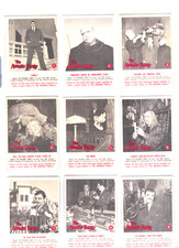 1964 ADDAMS FAMILY  Vintage Trading Card PARTIAL SET/  LOT  OF 53 TOPPS INC #1