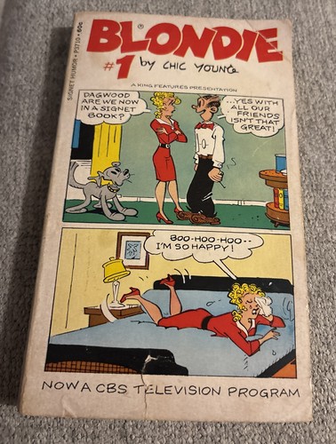 1968 "Blondie #1" von Chic Young Signet Humor P3710 Taschenbuch