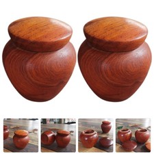 2 Pcs Small Canister Human Ashes Keepsake Cremation Urn Mini for