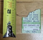 1979 Circle Theatre Concert Ticket Stub Indianapolis Indiana IN Vtg — photo 3