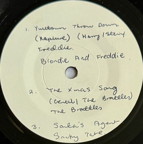 BLONDIE -Yuletown Throwdown- Very Rare UK 7” Test Pressing For Flexipop Flexi - Picture 3 of 4