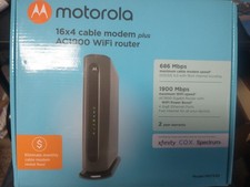 Motorola MG7550 16x4 High Speed    Cable Modem Plus AC1900 WiFi Router