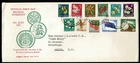 New Zealand 1967 - 2 x FDC's to Malta & Singapore