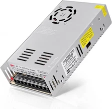 24V 20A Power Supply Adapter, AC 110V/220V to DC 480W Silver 