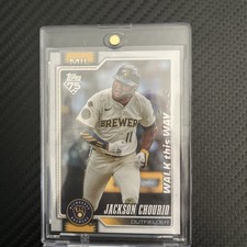 2026 Topps 75 Walk This Way Jackson Chourio Baseball Card Milwaukee Brewers