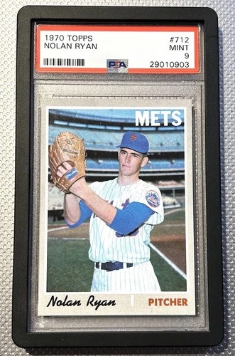 1970 Nolan Ryan-  NY Mets - Topps #712 - PSA 9