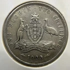 1923 Florin Coin - Fine - Silver George V Australia